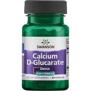 Swanson Calcium D-Glucarate, 60 капсули, Swanson (SWU123)