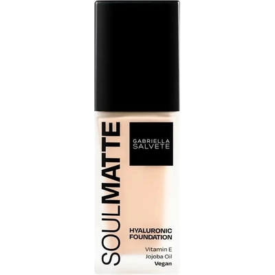 Makeup Gabriella Salvete Soulmatte Hyaluronic Foundation 02W Ivory Warm 30 ml
