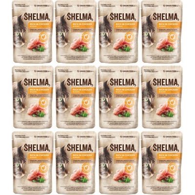 Shelma Rich in chicken in sauce 12 x 85 g