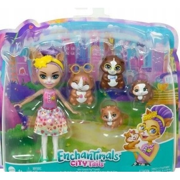 Mattel Enchantimals Glee Guinea Pig s rodinkou