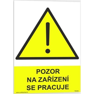 Traiva s.r.o Pozor, na zařízení se pracuje Verze: Plast 148 x 210 mm (A5) tl. 0.5 mm - Kód: 07976