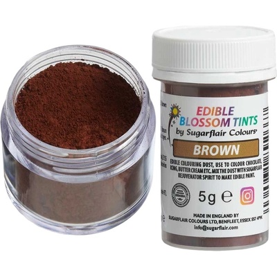 Sugarflair Jedlá prachová farba Brown 5 g