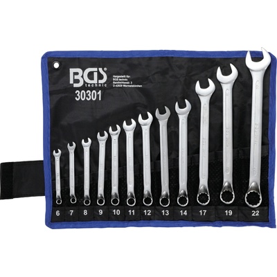 BGS Technic Sada očkoplochých kľúčov zalomených 6 - 22 mm 12-dielna BGS 30301