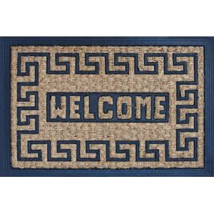 Horecano Изтривалка Horecano - Welcome, 40 x 60 cm, бежово-черна (011541)