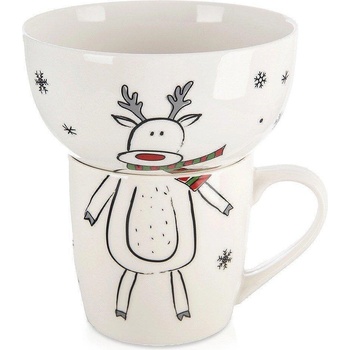 ORION Детски комплект чаша с купа елен, порцелан (2086)