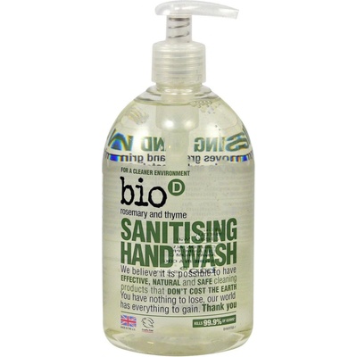 Bio-D Tekuté dezinfekční mýdlo na ruce rozmarýn+tymián 500 ml