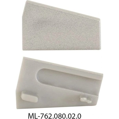 ML-762.080.02.0 Koncovka pro SD levá, stříbrná barva, 1 ks
