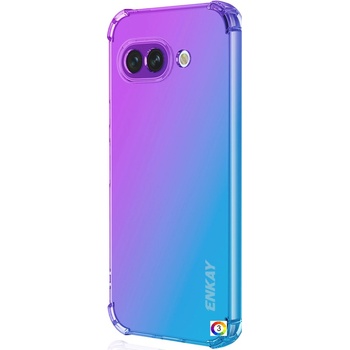 Google Pixel 9a Удароустойчив ENKAY2 Силиконов Калъф и Протектор