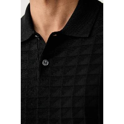 Giorgio Armani тениска тип пулове с яка мъжка с вискоза (XM003008.AF10454)