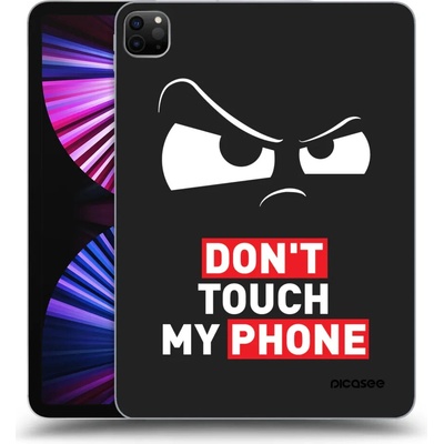 Picasee silikónový čierny obal Apple iPad 11 2021 3.generace Cloudy Eye Transparent