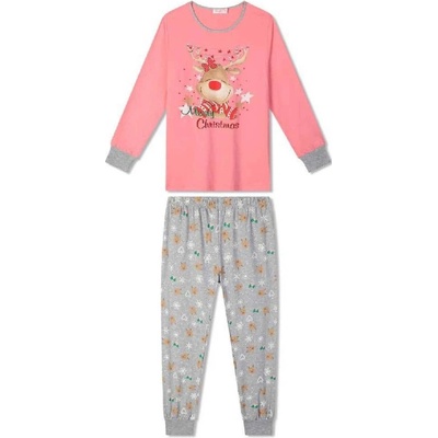 Kugo pyžamo šedorůžová