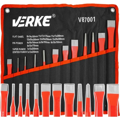 Sada dlát, sekáčov a razidiel 12 ks, Verke V87001