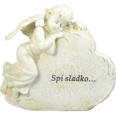 Anjel soška na hrob Spi sladko... 18cm