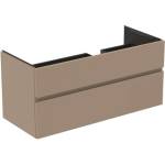 Ideal Standard Finesse - Шкафче за умивалник 120x51x55 см, 2 чекмеджета, Matt Greige E3448UP (E3448UP)