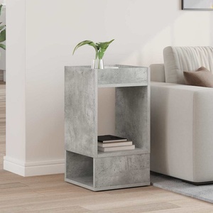 vidaXL Крайна масичка Циментено сиво 30 x 30 x 56 см (890934)