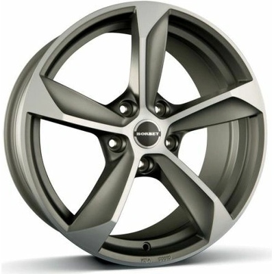 Borbet S 10x22 5x120 ET40 graphite polished matt