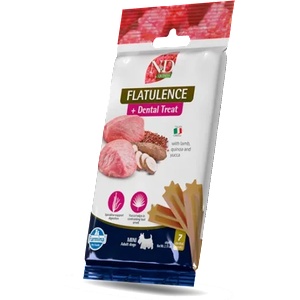 Farmina N&D Quinoa Dental Treat Flatulence Adult - Дентални лакомства против газове и за метаболизъм при кучета