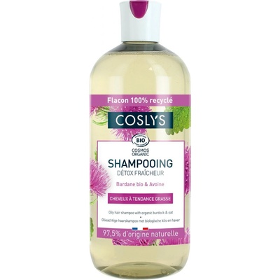 Coslys Shampoo pro mastné vlasy lopuch a oves 500 ml