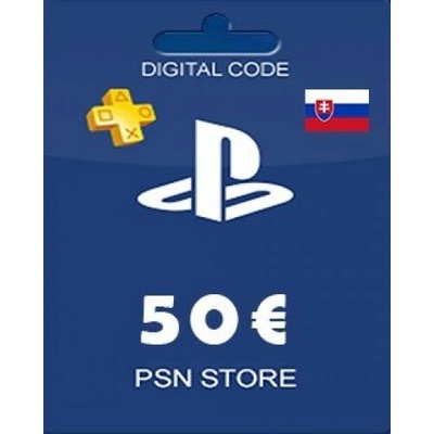 PlayStation Live predplatená karta 50 € SK