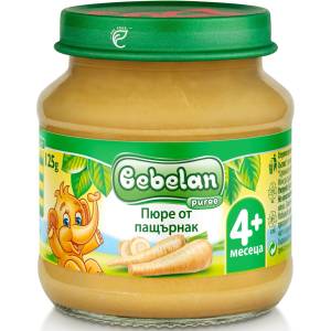 Bebelan био пюре пащърнак - 125 г - topcho-online
