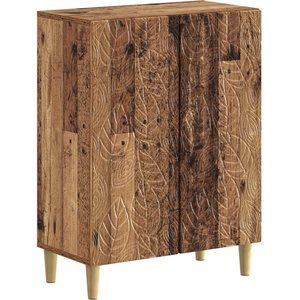 vidaXL Шкаф за баня DELFT Старо дърво 59, 5 x 31 x 80 см (897063)