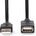 Nedis CCGL60010BK10 USB A-A (мъжки/женски) удължител, USB2.0, дължина: 1 м (CCGL60010BK10)