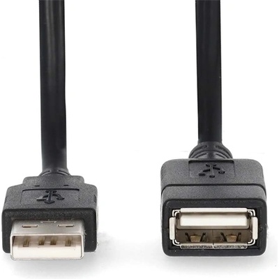 Nedis CCGL60010BK10 USB A-A (мъжки/женски) удължител, USB2.0, дължина: 1 м (CCGL60010BK10)