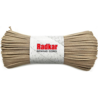 RADKAR šňůry na šití 5mm Beige - 100m návin