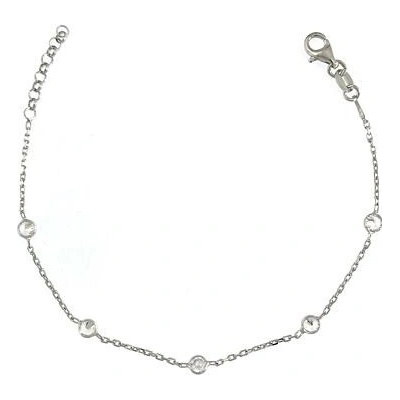 INFINITYSILVER Stříbrný náramek s kulatými zirkony 16116817+