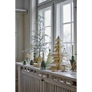 Bloomingville Свещник за Коледа от каменинови изделия 5 броя Woods (82072900)