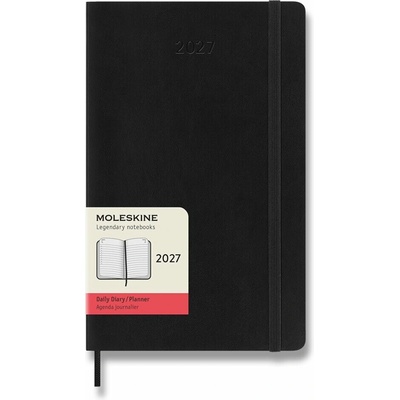 Moleskine A5 Denný 2027 Čierny