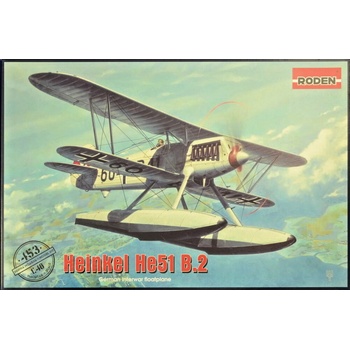 Roden Heinkel He 51 B.2 German floatplane fighter 1:48