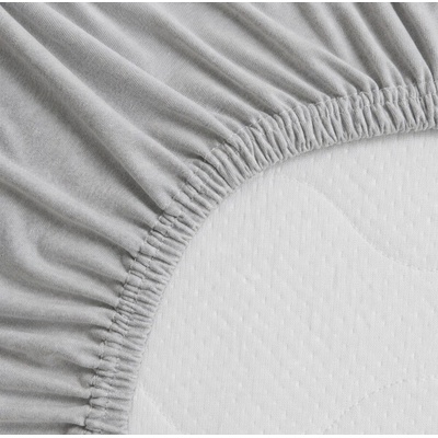 Top textil Jersey prostěradlo Top Světle šedé 160x200