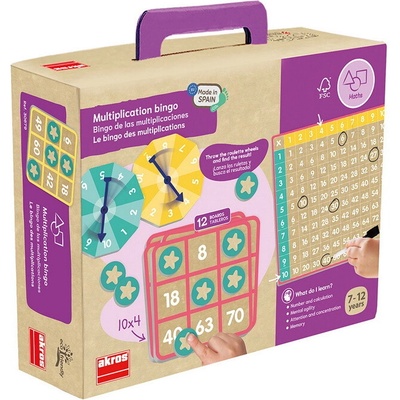 Akros Bingo hra na násobilku
