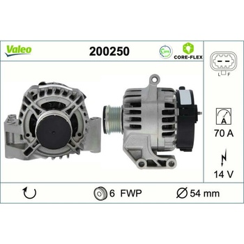 generátor VALEO 200250
