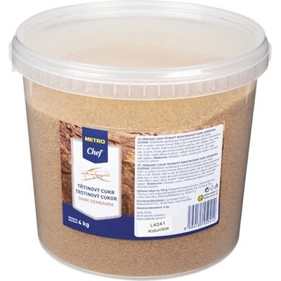 METRO Chef Dark Demerara Cukor trstinový 4 kg