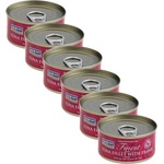 Fish4Dogs FISH4CATS Най-добро филе от риба тон с скариди 6 x 70 г