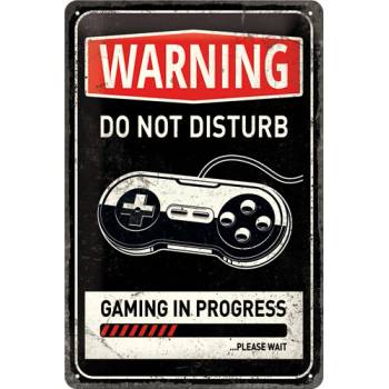 Nostalgic Art Plechová ceduľa Gaming in Progress