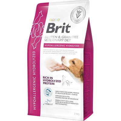 Brit VD Dog GF Hypoallergenic Hydrolyzed 2 kg
