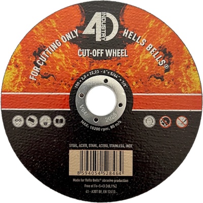 Hell Bells Řezný kotouč 150 x 2,0 x 22,2 mm HB15020