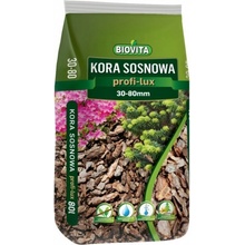 Biovita Borovicová kôra mulčovacia PROFI-LUX 30-80 mm, 80 l