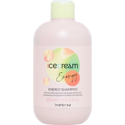 Inebrya Ice Cream Energy obnovujúci šampón na slabé a jemné vlasy 300 ml