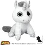 Wild Planet Плюшена играчка, Сив еднорог 21см. Wild Planet (K8701)