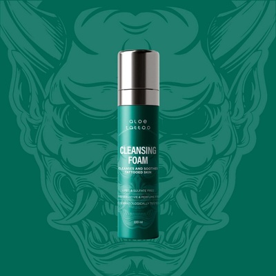 Aloe Tattoo Green Soap Foam mydlo aloe 220 ml