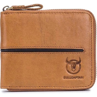 Bullcaptain elegantní kožená peněženka Tyron Camel BULLCAPTAIN QB042s1