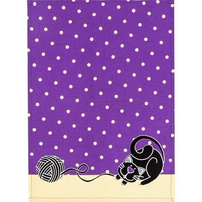 Trade Concept Prestieranie Mačka fialová 33x45 cm