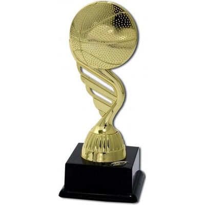 F1067 Soška basketbal zlatá