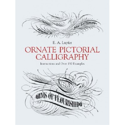 Ornate Pictorial Calligraphy - E. A. Lupfer Instru