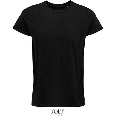 Sol's Crusader Men pánske tričko z bio bavlny čierne deep