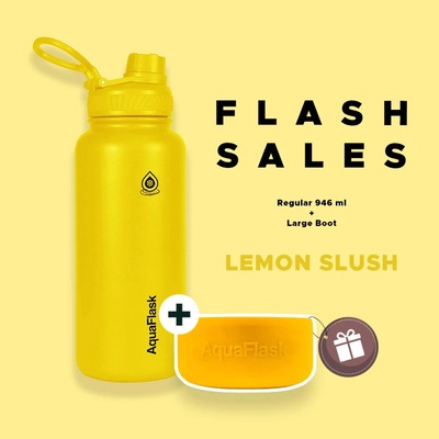 AquaFlask REGULAR L Citronová tříšť 946 ml